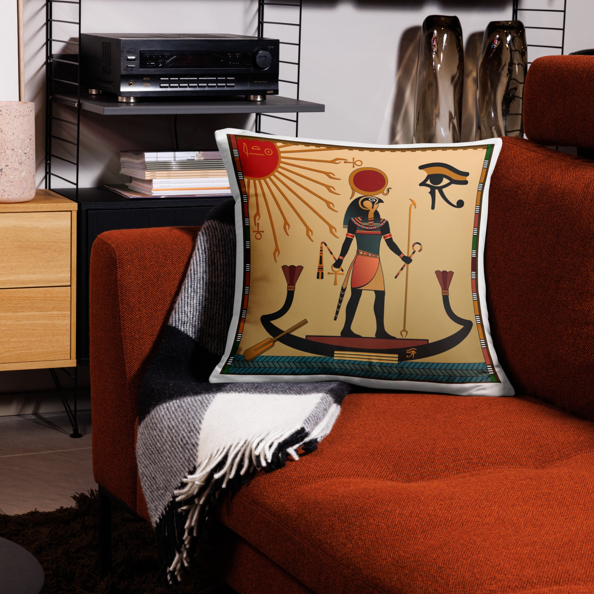 Pharaoh Ra Throw Basic Pillow