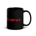 Mug noir brillant inspiré de Scarface Tony Montana