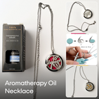 Magnifique Ensemble de Pendentifs Diffuseurs d'Huiles Essentielles pour Collier