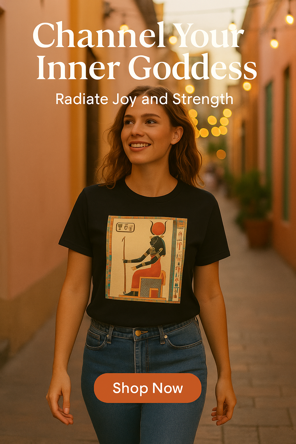 T-shirt basique doux pour femme Hathor Goddess de Goddess Gear