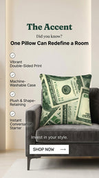 Coussin décoratif Money Basic