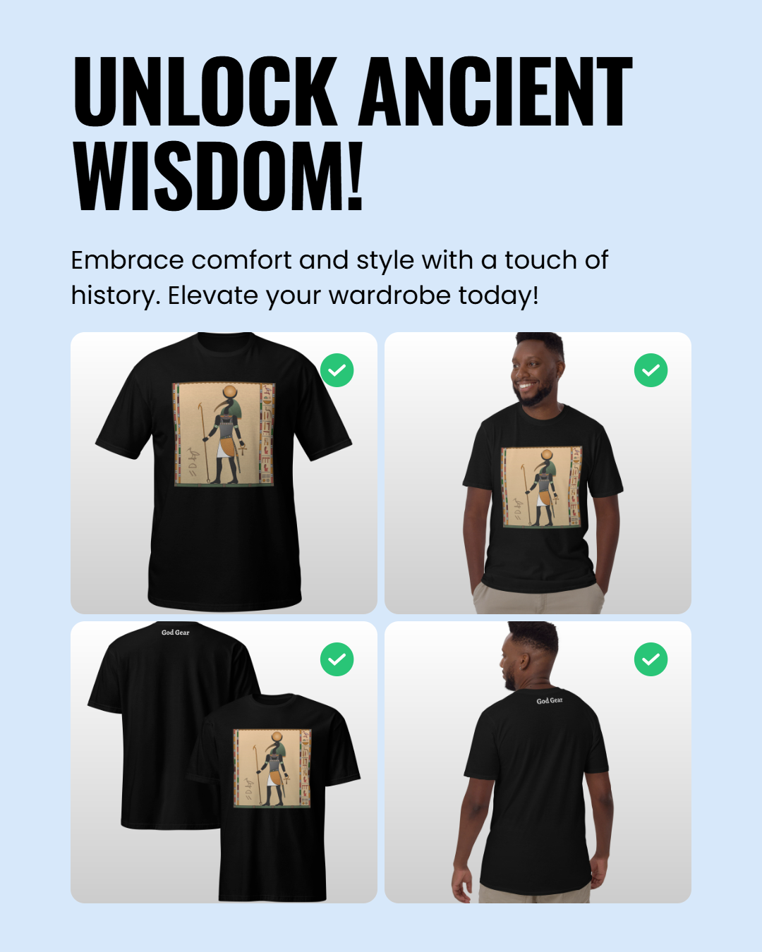 God Gear Thoth Short-Sleeve Unisex T-Shirt