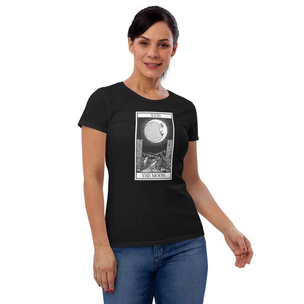 T-shirt à manches courtes pour femme « La Lune » du Tarot